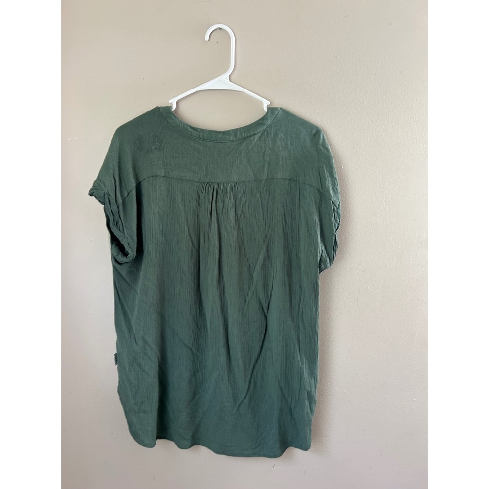 Orvis Classic Collection Green Button Down Top  Utility Gorpcore Goblincore - Picture 6 of 7